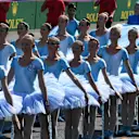 Grid entertainment at Formula One World Championship, Rd8, European Grand Prix, Race, Baku City Circuit, Baku, Azerbaijan, Sunday 19 June 2016. © Sutton Images