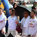 Drivers on the grid at Formula One World Championship, Rd8, European Grand Prix, Race, Baku City Circuit, Baku, Azerbaijan, Sunday 19 June 2016. © Sutton Images