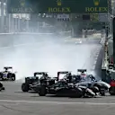 Start of the race at Formula One World Championship, Rd8, European Grand Prix, Race, Baku City Circuit, Baku, Azerbaijan, Sunday 19 June 2016. © Sutton Images