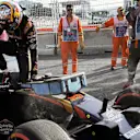 Race retiree Carlos Sainz jr (ESP) Scuderia Toro Rosso STR11 at Formula One World Championship, Rd8, European Grand Prix, Race, Baku City Circuit, Baku, Azerbaijan, Sunday 19 June 2016. © Sutton Images