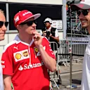 Valtteri Bottas (FIN) Williams, Kimi Raikkonen (FIN) Ferrari and Esteban Gutierrez (MEX) Haas F1 at Formula One World Championship, Rd8, European Grand Prix, Race, Baku City Circuit, Baku, Azerbaijan, Sunday 19 June 2016. © Sutton Images