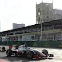 Romain Grosjean (FRA) Haas VF-16 at Formula One World Championship, Rd8, European Grand Prix, Race, Baku City Circuit, Baku, Azerbaijan, Sunday 19 June 2016. © Sutton Images