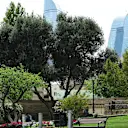 Turn 7, Turn 19 and The Flame Towers at Baku City Visit, Baku, Azerbaijan, 28-29 April 2016. © Sutton Motorsport Images