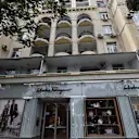 Turn 18 and Turn 19, shops and street view at Baku City Visit, Baku, Azerbaijan, 28-29 April 2016. © Sutton Motorsport Images