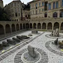 The Old City Courtyard at Baku City Visit, Baku, Azerbaijan, 28-29 April 2016. © Sutton Motorsport Images