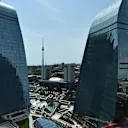 The Flame Towers at Baku City Visit, Baku, Azerbaijan, 28-29 April 2016. © Sutton Motorsport Images