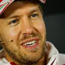 Sebastian Vettel (GER) Ferrari in the Press Conference at Formula One World Championship, Rd8, European Grand Prix, Preparations, Baku City Circuit, Baku, Azerbaijan, Thursday 16 June 2016. © Sutton Images