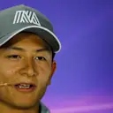 Rio Haryanto (IDN) Manor Racing in the Press Conference at Formula One World Championship, Rd8, European Grand Prix, Preparations, Baku City Circuit, Baku, Azerbaijan, Thursday 16 June 2016. © Sutton Images