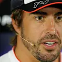 Fernando Alonso (ESP) McLaren in the Press Conference at Formula One World Championship, Rd8, European Grand Prix, Preparations, Baku City Circuit, Baku, Azerbaijan, Thursday 16 June 2016. © Sutton Images