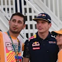 Max Verstappen (NED) Red Bull Racing selfie with Marshals at Formula One World Championship, Rd8, European Grand Prix, Preparations, Baku City Circuit, Baku, Azerbaijan, Thursday 16 June 2016. © Sutton Images
