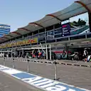 Pit lane at Formula One World Championship, Rd8, European Grand Prix, Preparations, Baku City Circuit, Baku, Azerbaijan, Thursday 16 June 2016. © Sutton Images