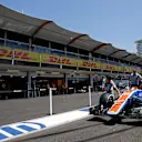 Manor Racing MRT05 at Formula One World Championship, Rd8, European Grand Prix, Preparations, Baku City Circuit, Baku, Azerbaijan, Thursday 16 June 2016. © Sutton Images