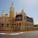 Track view at Formula One World Championship, Rd8, European Grand Prix, Preparations, Baku City Circuit, Baku, Azerbaijan, Thursday 16 June 2016. © Sutton Images