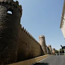 Track view at Formula One World Championship, Rd8, European Grand Prix, Preparations, Baku City Circuit, Baku, Azerbaijan, Thursday 16 June 2016. © Sutton Images