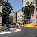 Track view at Formula One World Championship, Rd8, European Grand Prix, Preparations, Baku City Circuit, Baku, Azerbaijan, Thursday 16 June 2016. © Sutton Images