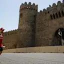 Sebastian Vettel (GER) Ferrari walks the track at Formula One World Championship, Rd8, European Grand Prix, Preparations, Baku City Circuit, Baku, Azerbaijan, Thursday 16 June 2016. © Sutton Images