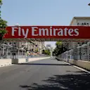 Track view at Formula One World Championship, Rd8, European Grand Prix, Preparations, Baku City Circuit, Baku, Azerbaijan, Thursday 16 June 2016. © Sutton Images