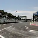 Track view at Formula One World Championship, Rd8, European Grand Prix, Preparations, Baku City Circuit, Baku, Azerbaijan, Thursday 16 June 2016. © Sutton Images