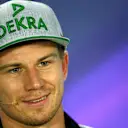 Nico Hulkenberg (GER) Force India F1 in the Press Conference at Formula One World Championship, Rd8, European Grand Prix, Preparations, Baku City Circuit, Baku, Azerbaijan, Thursday 16 June 2016. © Sutton Images
