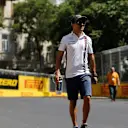 Felipe Massa (BRA) Williams and Rob Smedley (GBR) Williams Head of Vehicle Performance walk the track at Formula One World Championship, Rd8, European Grand Prix, Preparations, Baku City Circuit, Baku, Azerbaijan, Thursday 16 June 2016. © Sutton Images