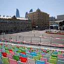 Grandstand at Formula One World Championship, Rd8, European Grand Prix, Preparations, Baku City Circuit, Baku, Azerbaijan, Wednesday 15 June 2016. © Sutton Images