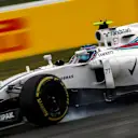Valtteri Bottas (FIN) Williams FW38 locks up at Formula One World Championship, Rd12, German Grand Prix, Practice, Hockenheim, Germany, Friday 29 July 2016. © Sutton Images