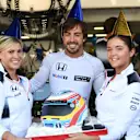 Fernando Alonso (ESP) McLaren celebrates his Birthday at Formula One World Championship, Rd12, German Grand Prix, Practice, Hockenheim, Germany, Friday 29 July 2016. © Sutton Images