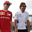 Kimi Raikkonen (FIN) Ferrari and Fernando Alonso (ESP) McLaren at Formula One World Championship, Rd12, German Grand Prix, Practice, Hockenheim, Germany, Friday 29 July 2016. © Sutton Images