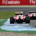 Sebastian Vettel (GER) Ferrari SF16-H and Kimi Raikkonen (FIN) Ferrari SF16-H at Formula One World Championship, Rd12, German Grand Prix, Qualifying, Hockenheim, Germany, Saturday 30 July 2016. © Sutton Images
