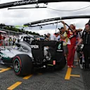 Lewis Hamilton (GBR) Mercedes-Benz F1 W07 Hybrid at Formula One World Championship, Rd12, German Grand Prix, Qualifying, Hockenheim, Germany, Saturday 30 July 2016. © Sutton Images