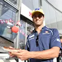 Felipe Nasr (BRA) Sauber at Sauber Swiss Day at Formula One World Championship, Rd12, German Grand Prix, Qualifying, Hockenheim, Germany, Saturday 30 July 2016. © Sutton Images