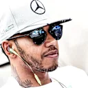 Lewis Hamilton (GBR) Mercedes AMG F1 on the drivers parade at Formula One World Championship, Rd12, German Grand Prix, Race, Hockenheim, Germany, Sunday 31 July 2016. © Sutton Images