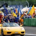 Marcus Ericsson (SWE) Sauber on the drivers parade at Formula One World Championship, Rd12, German Grand Prix, Race, Hockenheim, Germany, Sunday 31 July 2016. © Sutton Images
