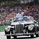 Valtteri Bottas (FIN) Williams on the drivers parade at Formula One World Championship, Rd12, German Grand Prix, Race, Hockenheim, Germany, Sunday 31 July 2016. © Sutton Images