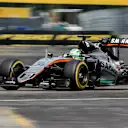 Nico Hulkenberg (GER) Force India VJM09 at Formula One World Championship, Rd12, German Grand Prix, Race, Hockenheim, Germany, Sunday 31 July 2016. © Sutton Images