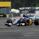 Felipe Nasr (BRA) Sauber C35 at Formula One World Championship, Rd12, German Grand Prix, Race, Hockenheim, Germany, Sunday 31 July 2016. © Sutton Images
