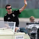 Jolyon Palmer (GBR) Renault Sport F1 Team on the drivers parade at Formula One World Championship, Rd12, German Grand Prix, Race, Hockenheim, Germany, Sunday 31 July 2016. © Sutton Images