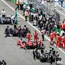 Cars on the grid at Formula One World Championship, Rd12, German Grand Prix, Race, Hockenheim, Germany, Sunday 31 July 2016. © Sutton Images