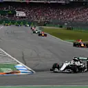 Lewis Hamilton (GBR) Mercedes-Benz F1 W07 Hybrid at Formula One World Championship, Rd12, German Grand Prix, Race, Hockenheim, Germany, Sunday 31 July 2016. © Sutton Images