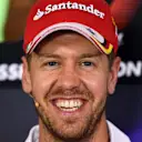 Sebastian Vettel (GER) Ferrari in the Press Conference at Formula One World Championship, Rd12, German Grand Prix, Preparations, Hockenheim, Germany, Thursday 28 July 2016. © Sutton Images