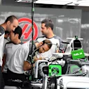 Haas VF-16 at Formula One World Championship, Rd12, German Grand Prix, Preparations, Hockenheim, Germany, Thursday 28 July 2016. © Sutton Images