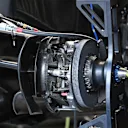 Mercedes-Benz F1 W07 Hybrid front brake and wheel hub detail at Formula One World Championship, Rd12, German Grand Prix, Preparations, Hockenheim, Germany, Thursday 28 July 2016. © Sutton Images