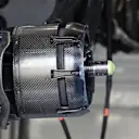 Manor Racing MRT05 front wheel hub at Formula One World Championship, Rd12, German Grand Prix, Preparations, Hockenheim, Germany, Thursday 28 July 2016. © Sutton Images