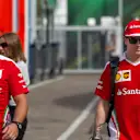 Kimi Raikkonen (FIN) Ferrari at Formula One World Championship, Rd12, German Grand Prix, Preparations, Hockenheim, Germany, Thursday 28 July 2016. © Sutton Images