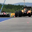Jolyon Palmer (GBR) Renault Sport F1 Team RS16 at Formula One World Championship, Rd11, Practice, Hungaroring, Hungary, Friday 22 July 2016. © Sutton Images