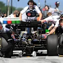 Fernando Alonso (ESP) McLaren MP4-31 pit stop at Formula One World Championship, Rd11, Practice, Hungaroring, Hungary, Friday 22 July 2016. © Sutton Images