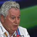 Pat Symonds (GBR) Williams Technical Director in the Press Conference at Formula One World Championship, Rd11, Practice, Hungaroring, Hungary, Friday 22 July 2016. © Sutton Images