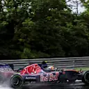 Carlos Sainz (ESP) Scuderia Toro Rosso STR11 at Formula One World Championship, Rd11, Hungarian Grand Prix, Qualifying, Hungaroring, Hungary, Saturday 23 July 2016. © Sutton Images