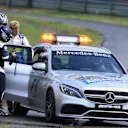 Medical car collects Marcus Ericsson (SWE) Sauber following his crash in Q1 at Formula One World Championship, Rd11, Hungarian Grand Prix, Qualifying, Hungaroring, Hungary, Saturday 23 July 2016. © Sutton Images