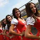 Grid girls at Formula One World Championship, Rd11, Hungarian Grand Prix, Qualifying, Hungaroring, Hungary, Saturday 23 July 2016. © Sutton Images